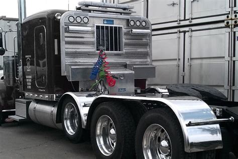 semi truck security racks